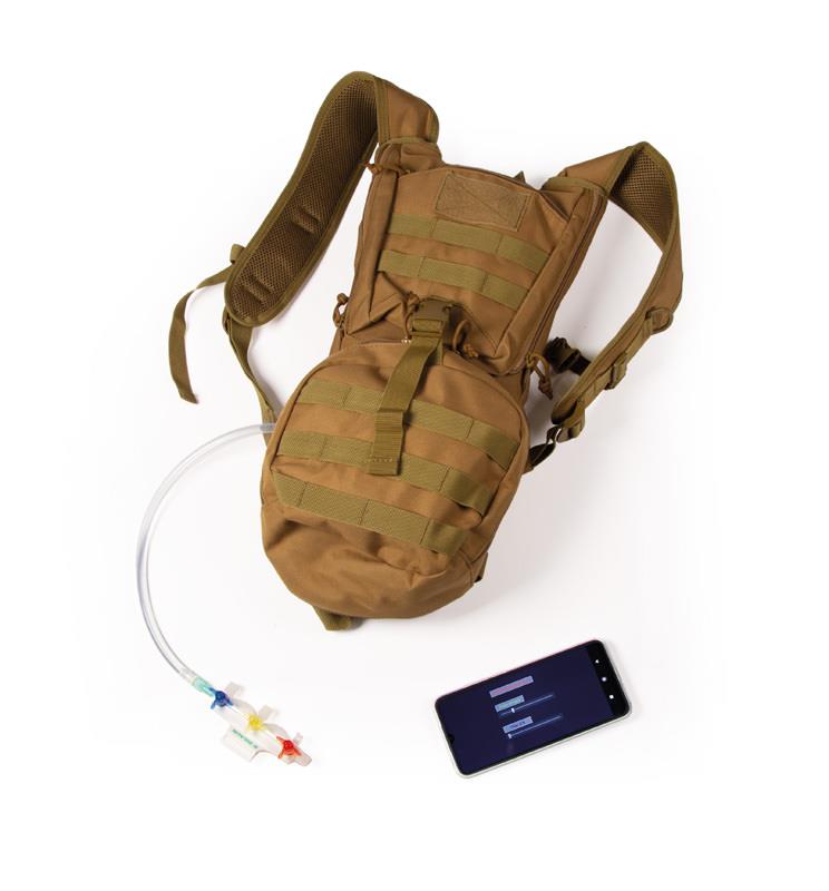 Trænings taske til opbevaring af falsk blod